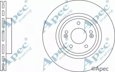 APEC BRAKING dsk3212 -  Тормозной диск